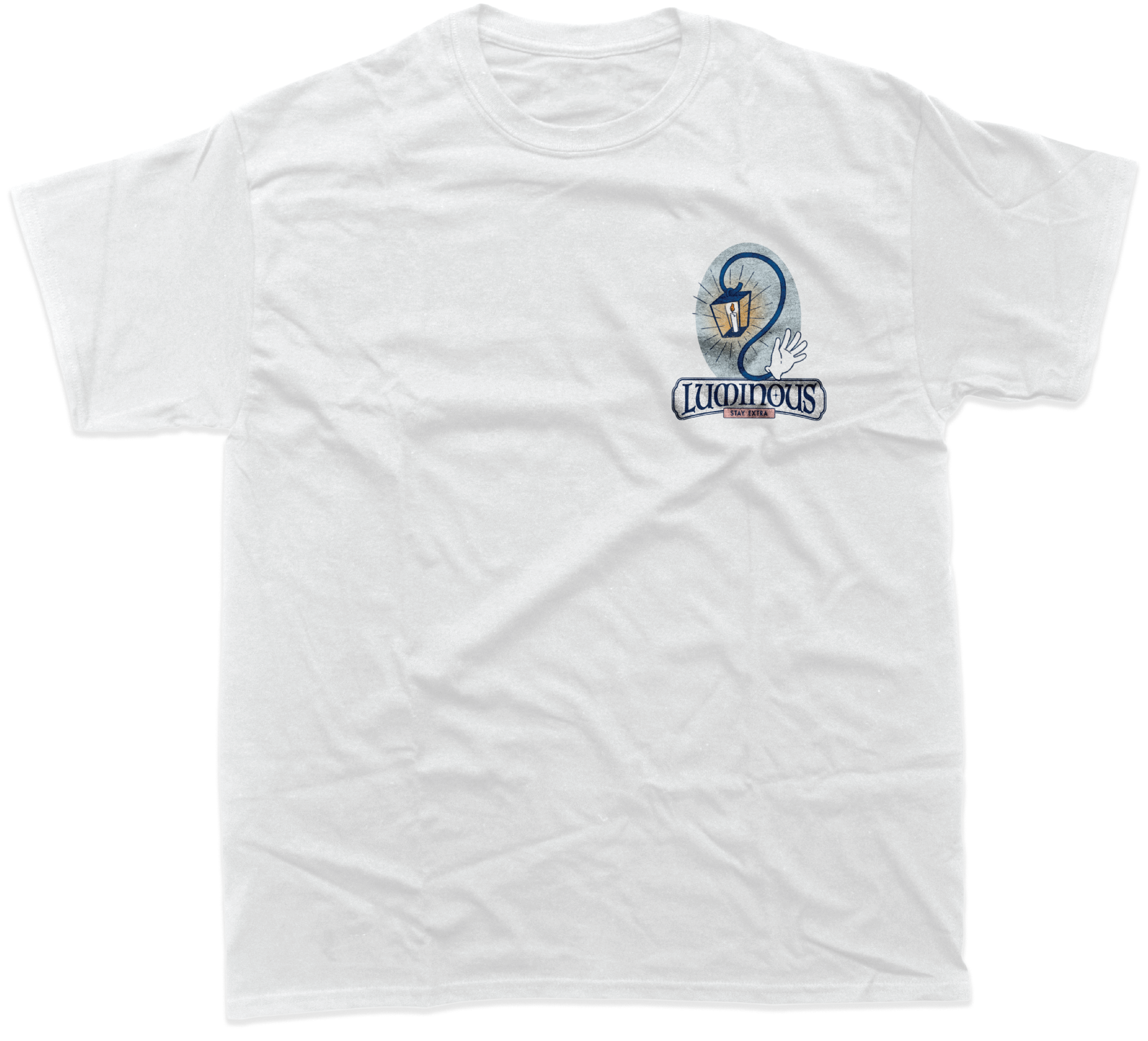 LUMI T-SHIRT WHITE - LUMINOUS COFFEE