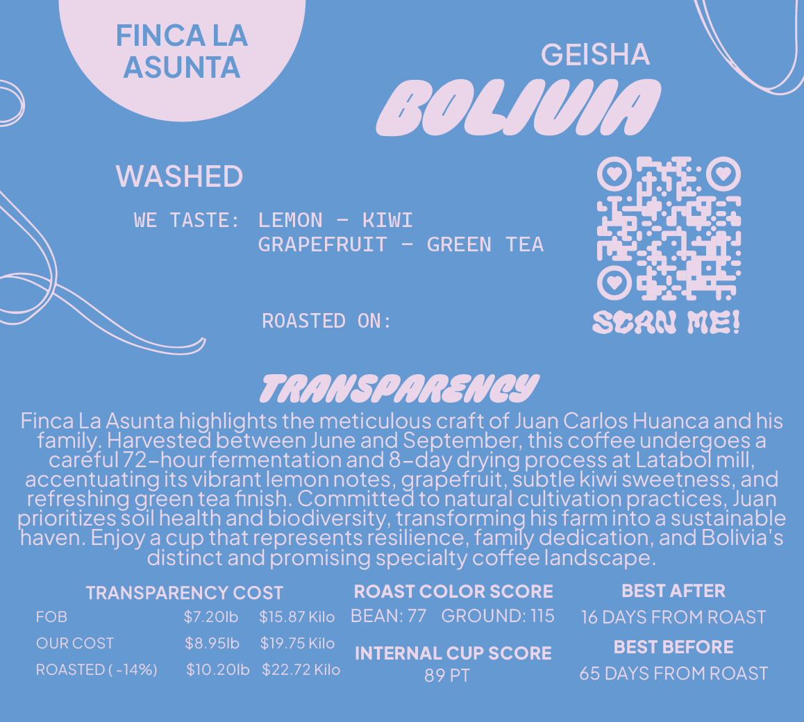 Bolivia Geisha Washed