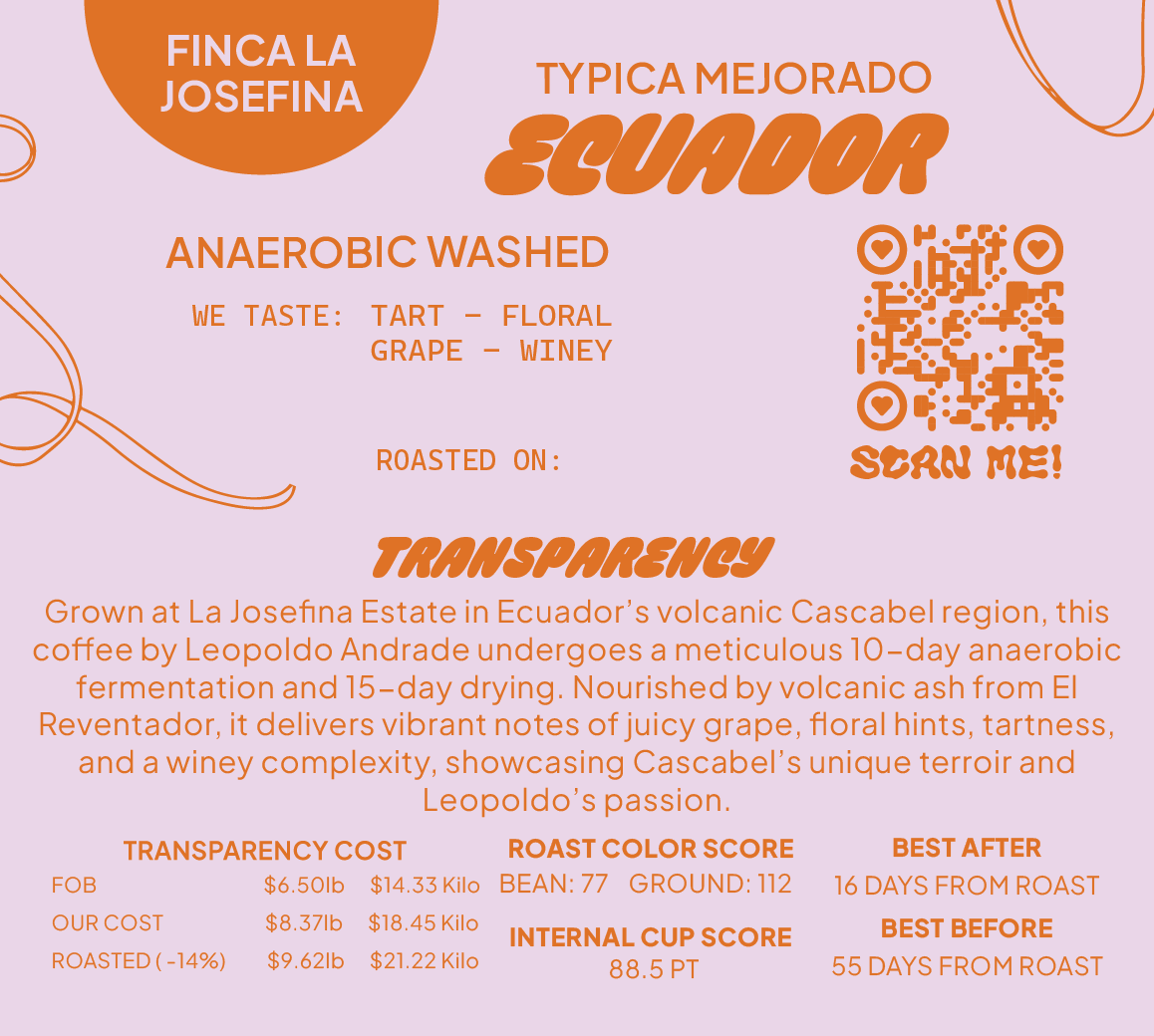 Ecuador Typica Washed Anaerobic